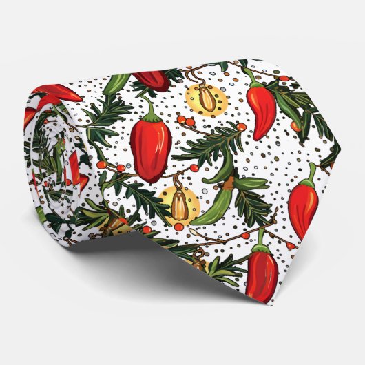 Cravate Papiers de Noël (Roulé)