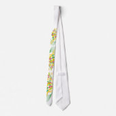 Cravate Papillon abstrait d'art moderne de points de (Dos)