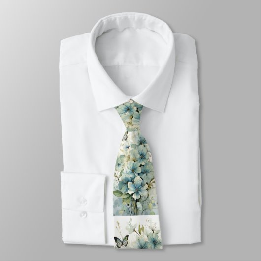Cravate Papillon bleu (Attaché)
