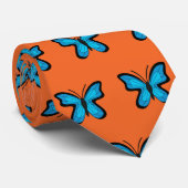 Cravate Papillon bleu (Roulé)