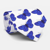 Cravate Papillon bleu (Roulé)