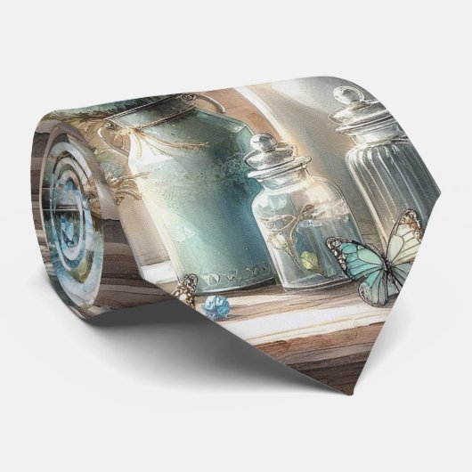 Cravate Papillon bleu (Roulé)