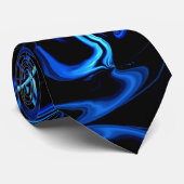 Cravate Papillon bleu Abstrait Enveloppé toile Imprimer (Roulé)
