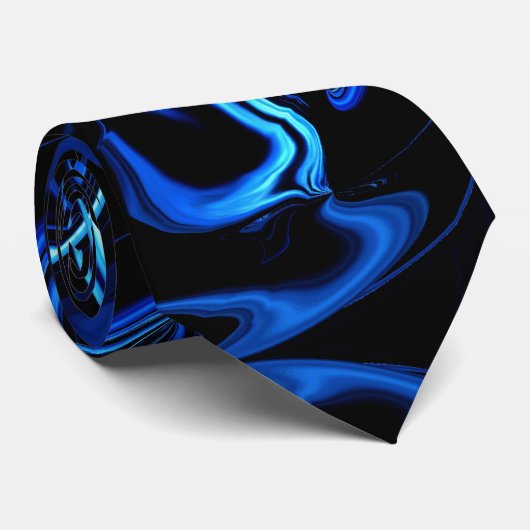 Cravate Papillon bleu Abstrait Enveloppé toile Imprimer (Roulé)