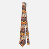Cravate Papillon de Fleur Sauvage Vintage (10) (Devant)