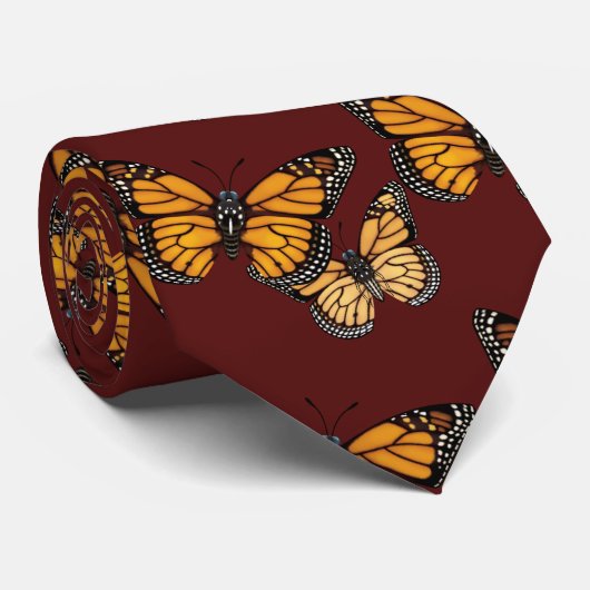 Cravate Papillon de monarque (Roulé)