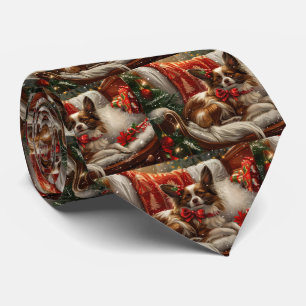 Cravate Papillon de Noël Festif