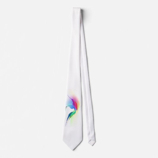 Cravate Papillon de peinture Abstrait (Devant)
