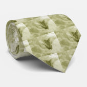 Cravate - Papillon de rêve - Olive (Roulé)