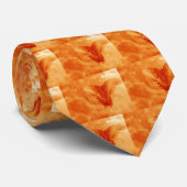 Cravate - Papillon de rêve - Orange (Roulé)