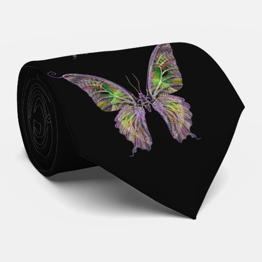 Cravate papillon exotique (Roulé)