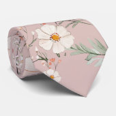 Cravate Papillon floral Fleur sauvage Boho (Roulé)