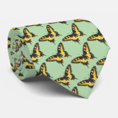 Cravate Papillon jaune vintage (Roulé)