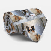 Cravate Papillon Laisser neiger Noël (Roulé)