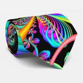 Cravate Papillon lunatique de fractale (Roulé)