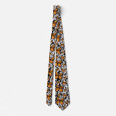 Cravate Papillon Monarque Papillons Fleurs Floral Cou (Dos)