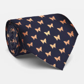 Cravate Papillon Navy Elégant (Roulé)