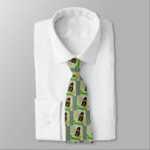 Cravate Papillon postman sur feuille (Attaché)