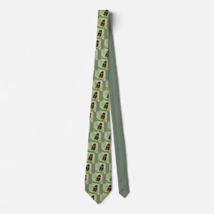 Cravate Papillon postman sur feuille
