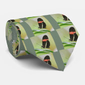 Cravate Papillon postman sur feuille (Roulé)