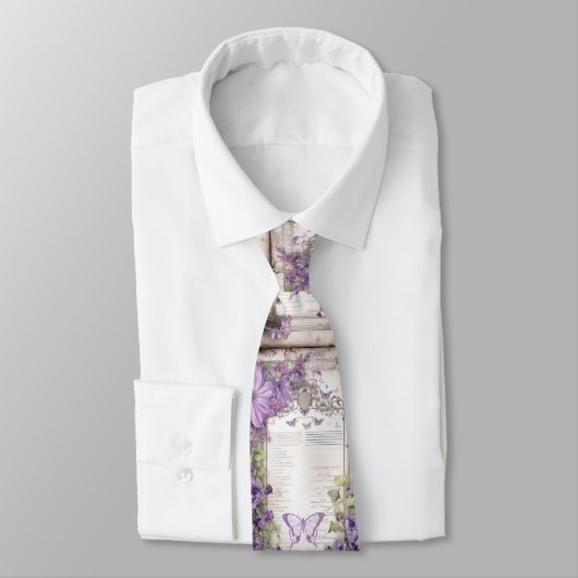 Cravate Papillon pourpre (Attaché)