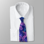 Cravate papillon rose violet (Attaché)