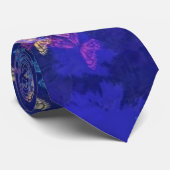 Cravate papillon rose violet (Roulé)