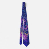 Cravate papillon rose violet (Dos)