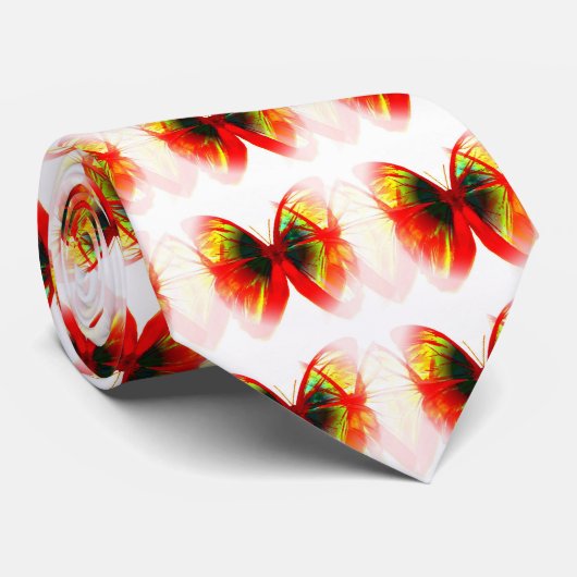 Cravate Papillon rouge (Roulé)