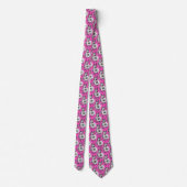 Cravate Papillon Sur Flower Motif Design rose (Dos)