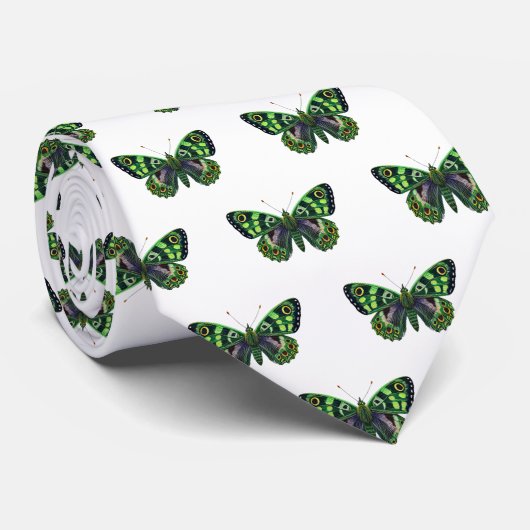 Cravate Papillon vert (Roulé)