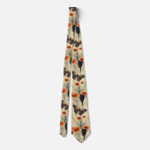 Cravate Papillon Vintage Fleur Sauvage (1) (Dos)
