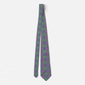 Cravate Papillon Violet, Orange et Vert Abstrait Trippy (Dos)