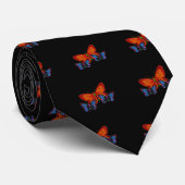 Cravate Papillons d'été (Roulé)