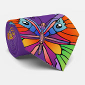 Cravate Papillons et papillons (Roulé)