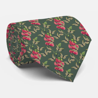 Cravate Papillons Et Vert Fleur De Pois Doux
