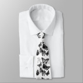 Cravate Papillons papillon vintage Imprimer (Attaché)