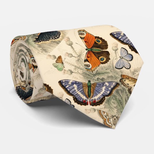 Cravate Papillons vintages par Oliver Goldsmith (Roulé)