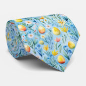 Cravate Pâques bleues (Roulé)
