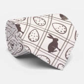 Cravate Pâques Brown (Roulé)