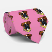 Cravate Pâques Chien Boxer (Roulé)