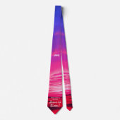 Cravate Pâques JÉSUS EST RISEN Christian Monogramme (Devant)