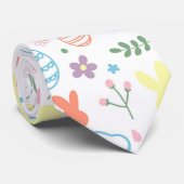 Cravate Pâques jolies et colorées (Roulé)