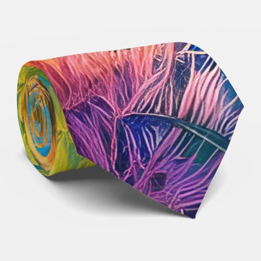 Cravate Paradis tropical II (Roulé)