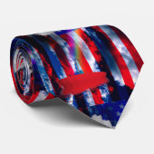 Cravate Parapluie rouge (Roulé)