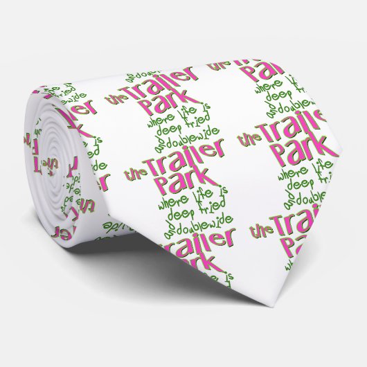 Cravate Parc de remorque double large frite profonde (Roulé)