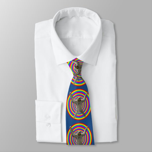 Cravate Paresse d'arc-en-ciel (Attaché)