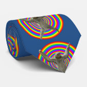 Cravate Paresse d'arc-en-ciel (Roulé)
