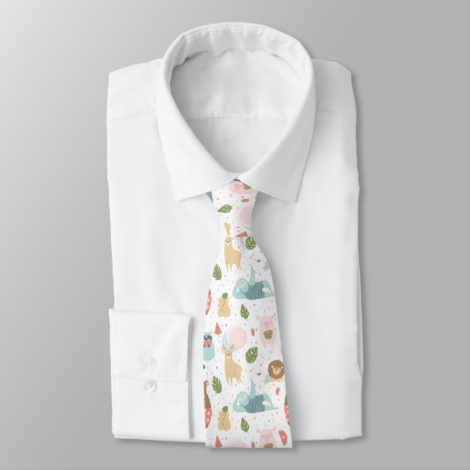 Cravate Paresse et motif d'amis (Attaché)