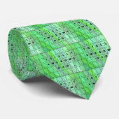 Cravate Parfait Papa Puzzle Vert (Roulé)